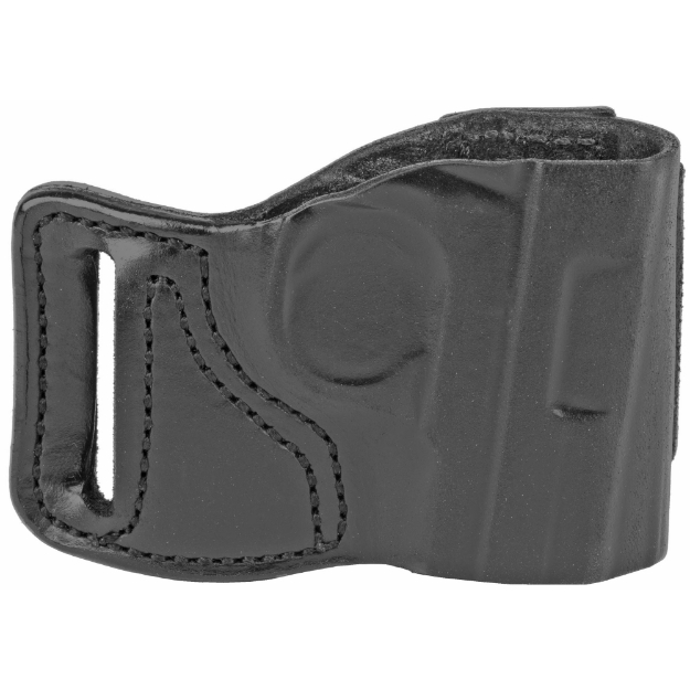 Picture of DeSantis Gunhide 115 - E-GAT Slide - Belt Holster - Fits SIG P938 - Right Hand - Black Leather 115BA37Z0