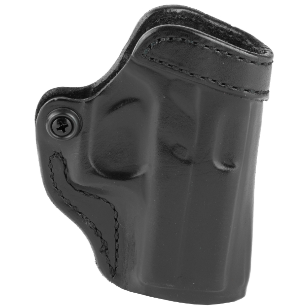 Picture of DeSantis Gunhide 155 Criss-Cross - Belt Holster - Right Hand - Black Leather - Fits Glock 42 155BAY8Z0