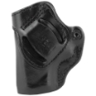 Picture of DeSantis Gunhide 155 Criss-Cross - Belt Holster - Right Hand - Black Leather - Fits Glock 42 155BAY8Z0