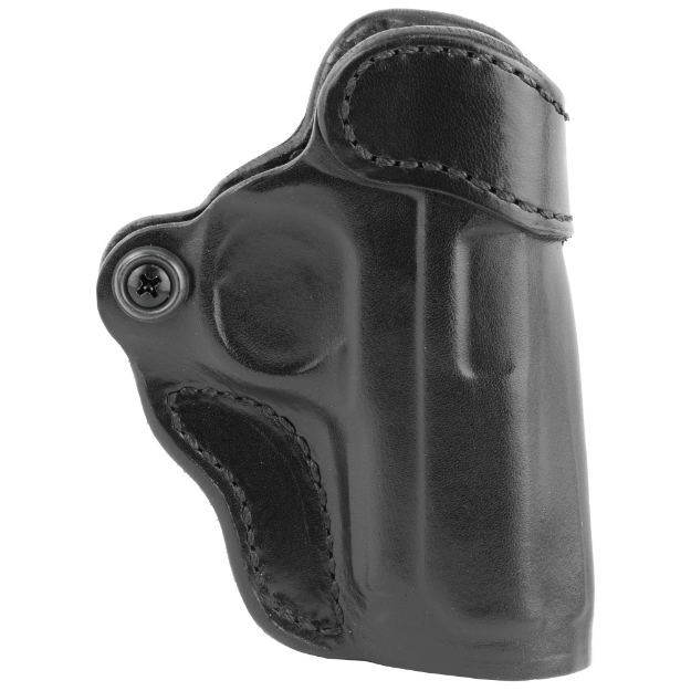 Picture of DeSantis Gunhide 155 Criss-Cross - Belt Holster - Right Hand - Black Leather - Fits Sig P938 - Kimber Micro 9mm 155BA37Z0