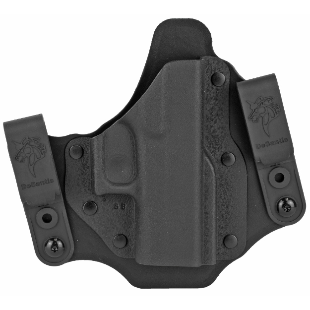 Picture of DeSantis Gunhide 176 - Intruder 2.0 Holster - Fits Glock 43 - 43X - Right Hand - Black Kydex 176KA8BZ0