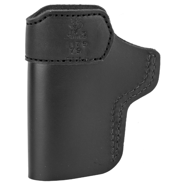 Picture of DeSantis Gunhide 179 - Sof-Tuck 2.0 Inside Waistband Holster - Fits Standard 1911 Models 3"-3.5" From Colt/S&W/Sig Sauer/Ruger/Kimber/Springfield and Others - Right Hand - Black Leather 179BA79Z0