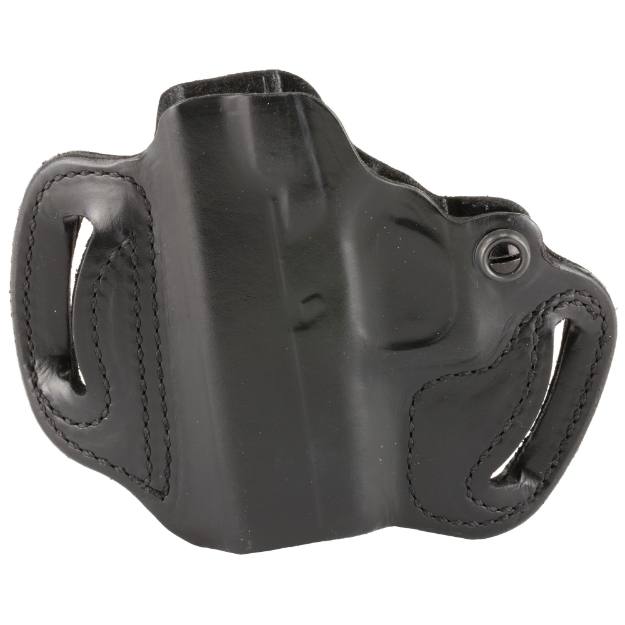 Picture of DeSantis Gunhide Mini Slide Belt Holster - Fits Glock 43/43X/48 - Left Hand - Black Leather 086BB8BZ0