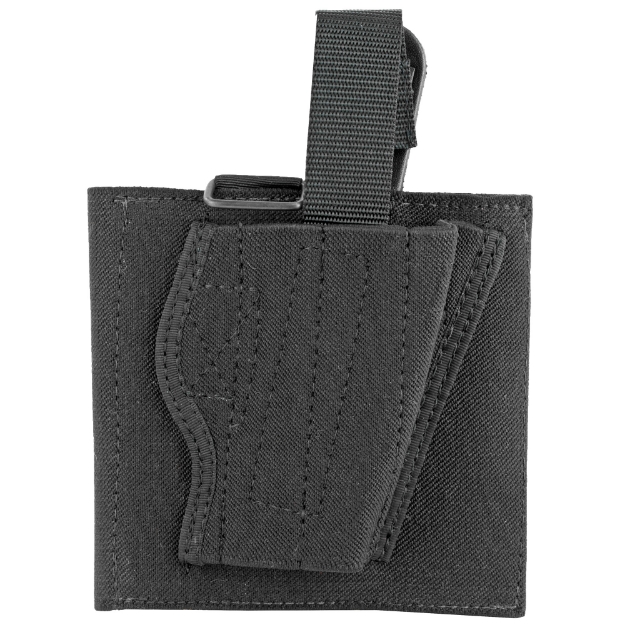 Picture of DeSantis Gunhide Apache Ankle Holster - Fits S&W Shield (9mm - 40SW - and 45ACP) - Right Hand - Black Leather 062BAV5Z0