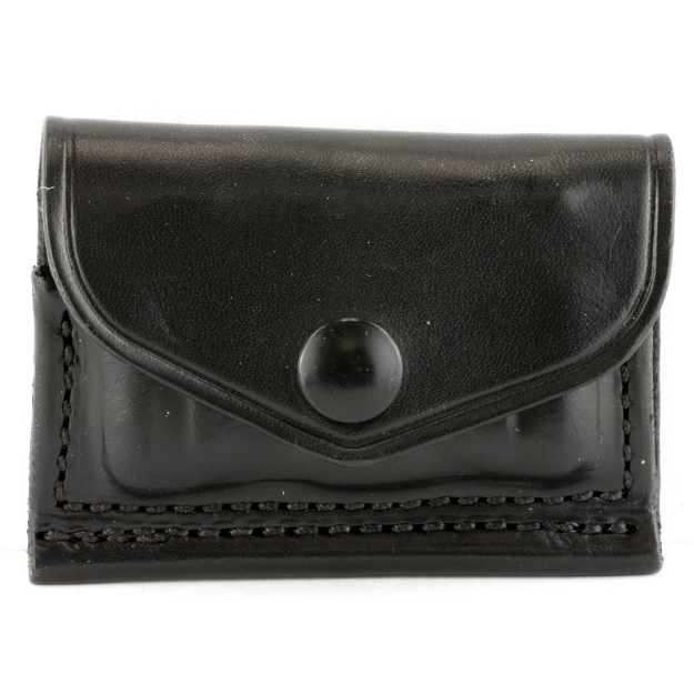 Picture of DeSantis Gunhide Cartridge Pouch 2X2X2 - Holds 38/357 Cal - Black Leather A08BJG1Z0