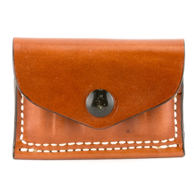 Picture of DeSantis Gunhide Cartridge Pouch 2X2X2 - Holds 38/357 Cal - Tan Leather A08TJG1Z0