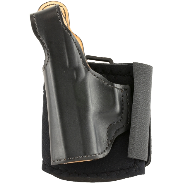 Picture of DeSantis Gunhide Die Hard Ankle Holster - Fits Glock 43/43X - Left Hand - Black Leather 014PD8BZ0