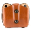 Picture of DeSantis Gunhide Double Magazine Pouch - Double Stack 9MM/40 - Ambidextrous - Tan Leather A01TJGGZ0