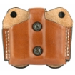 Picture of DeSantis Gunhide Double Magazine Pouch - Single Stack 380 - Ambidextrous - Tan Leather A01TJBBZ0