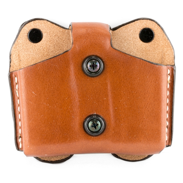 Picture of DeSantis Gunhide Double Magazine Pouch - Single Stack 45 Caliber - Ambidextrous - Tan Leather A01TJLLZ0