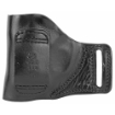 Picture of DeSantis Gunhide E-GAT Slide Belt Holster - Fits J-Frame 2.25" - Bodyguard .38 - Ruger LCR - Right Hand - Black Leather 115BA02Z0