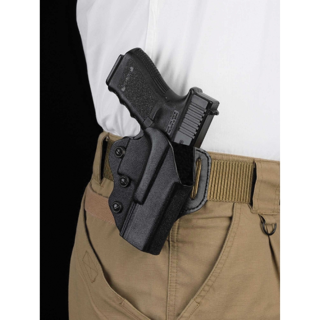 Picture of DeSantis Gunhide Facilitator Belt Holster - Fits Glock 17/22 - Right Hand - Black Kydex 042KAB2Z0