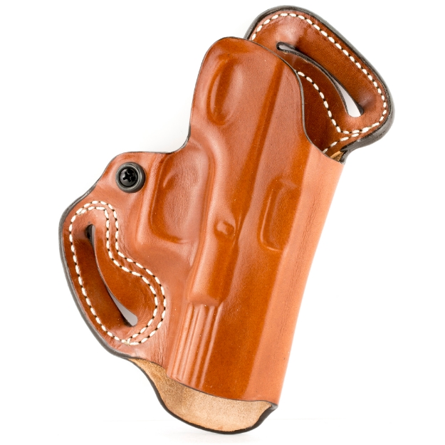 Picture of DeSantis Gunhide S.O.B. - Small of Back Belt Holster - Fits Glock 17/19/19x/22/23/45 - S&W99 - P99 - Right Hand - Tan 067TAB2Z0