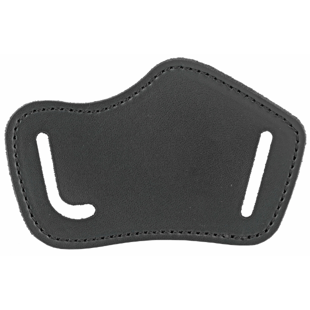 Picture of DeSantis Gunhide Simple Slide Belt Holster - Fits Medium/Large Autos and Revolvers - Right Hand - Leather Material - Black Finish 119BAG2Z0