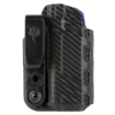 Picture of DeSantis Gunhide Slim-Tuk - Inside Waistband Holster - Fits Glock 43X MOS - Ambidextrous - Carbon Fiber Exterior Finish - Blue Kydex Interior 219KJ3TZ0