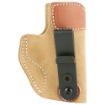 Picture of DeSantis Gunhide Sof-Tuck Inside The Pant Holster - Fits Glock 43/43X - Kahr PM9/40 - Right Hand - Tan Leather 106NAD6Z0