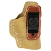 Picture of DeSantis Gunhide Transit - Inside Waistband Holster - Ambidextrous - For Glock 19/19X/45/23/32/36 - Walther P99 - Sig P228/P229/P239/P320/P250C - H&K VP9 - Leather and Kydex Construction - Tan 215NJB6Z0