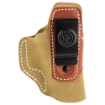 Picture of DeSantis Gunhide Transit - Inside Waistband Holster - Ambidextrous - For Glock 26/27/33 - Walther PPS - Taurus PT111/PT140 - Leather and Kydex Construction - Tan 215NJE1Z0