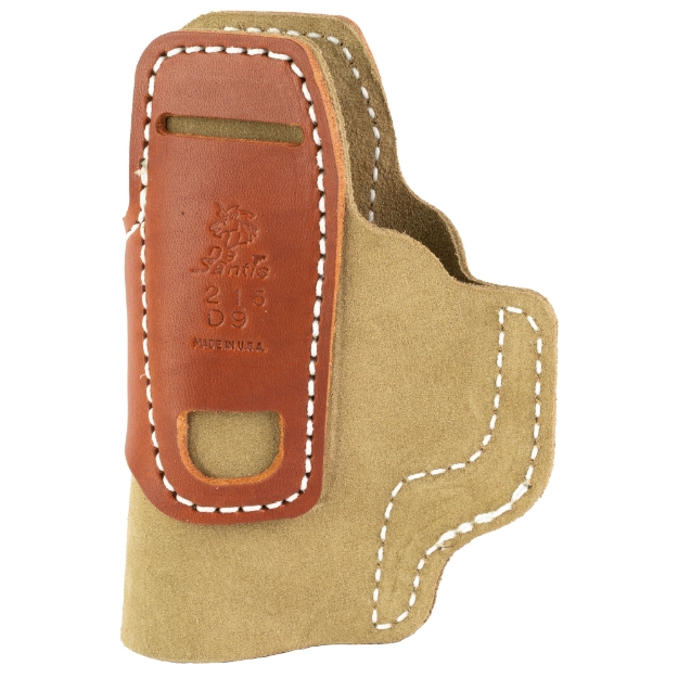 Picture of DeSantis Gunhide Transit - Inside Waistband Holster - Ambidextrous - For Glock 42/43 - S&W 22C - Ruger LC9 - Kahr P9/MK9/CW9 - Leather and Kydex Construction - Tan 215NJD9Z0