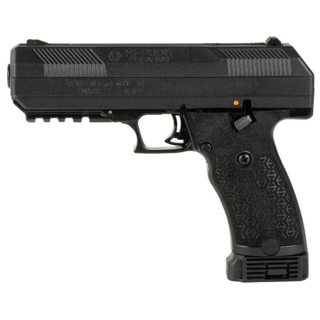 Picture of Hi-Point Firearms JCP Gen 2 - Semi-automatic - Striker Fired - Polymer Framed Pistol - Full Size - 45 ACP - 4.5" Non Threaded Barrel - Matte Finish - Black - 9 Rounds - 1 Magazine JHP45G2NTB