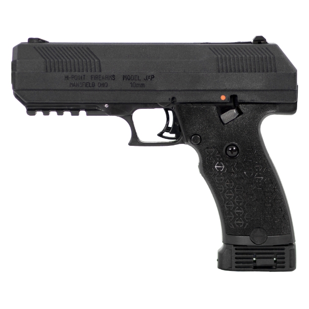 Picture of Hi-Point Firearms JXP10 - Semi-automatic - Striker Fired - Polymer Frame Pistol - Full Size - 10MM - 4.5" Barrel - 3 Dot Sights - Black - 10 Rounds - 1 Magazine JXP10 NTB