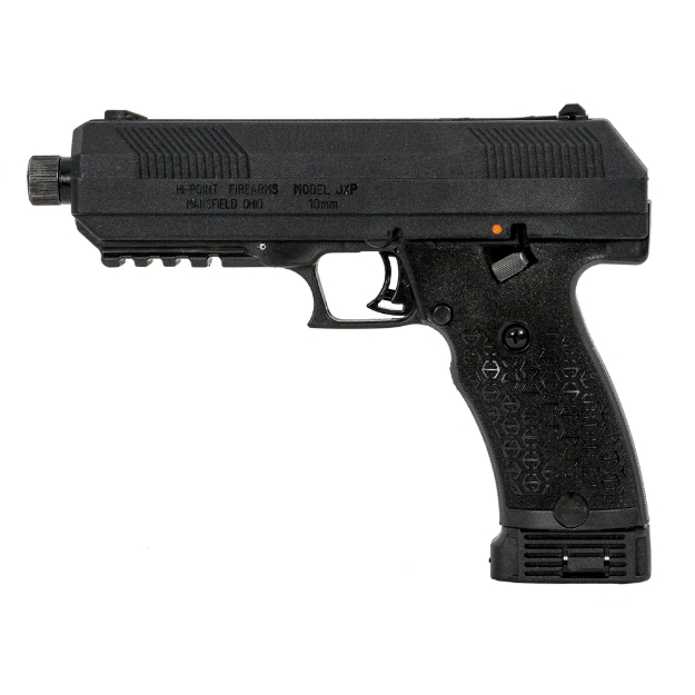 Picture of Hi-Point Firearms JXP10 - Semi-automatic - Striker Fired - Polymer Frame Pistol - Full Size - 10MM - 5.2" Threaded Barrel - 3 Dot Sights - Black - 10 Rounds - 1 Magazine JXP10