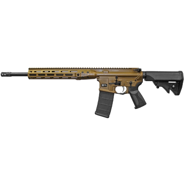 Picture of LWRC Direct Impingement Rifle - Semi-automatic - 300 Blackout - 16.1" Barrel - Burnt Bronze - 30Rd - MLOK ICDIR3BB16ML