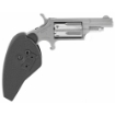 Picture of North American Arms Mini Revolver - Single Action - Revolver - 22 WMR - 1.625" Barrel - Stainless Steel - Silver - Rubber Grips - Fixed Sights - 5 Rounds NAA-22MS-GRC