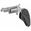 Picture of North American Arms Mini Revolver - Single Action - Revolver - 22 WMR - 1.625" Barrel - Stainless Steel - Silver - Rubber Grips - Fixed Sights - 5 Rounds NAA-22MS-GRC