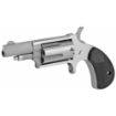 Picture of North American Arms Mini Revolver - Single Action - Revolver - 22LR - 1.125" Barrel - Matte Finish - Stainless Steel - Silver - Holster Grip - Fixed Sights - 5 Rounds NAA-22LR-HG