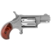 Picture of North American Arms Mini Revolver - Single Action - Revolver - 22LR - 1.625" Barrel - Matte Finish - Stainless Steel - Silver - Holster Grip - Fixed Sights - 5 Rounds NAA-22LLR-HG