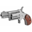 Picture of North American Arms Mini Revolver - Single Action - Revolver - 22LR - 1.625" Barrel - Matte Finish - Stainless Steel - Silver - Holster Grip - Fixed Sights - 5 Rounds NAA-22LLR-HG