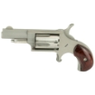 Picture of North American Arms Mini Revolver - Single Action - Revolver - 22LR/22 WMR - 1.125" Barrel - Stainless Steel - Silver - Holster Grip - Fixed Sights - 5 Rounds NAA-22MSC-HG