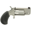 Picture of North American Arms Pug - Single Action - Revolver - 22 WMR - 1" Barrel - Stainless Steel - Silver - Rubber Grips - XS White Dot Sights - 5 Rounds NAA-PUG-D