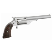 Picture of North American Arms Sidewinder - Single Action - Revolver - 22 WMR - 1.5" Barrel - Stainless Steel - Silver - Wood Grips - Fixed Sights - 5 Rounds - Swing-out Style Cylinder Assembly NAA-SW