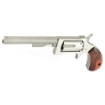 Picture of North American Arms Sidewinder Combo - Single Action - Revolver - 22LR/22WMR - 2.5" Barrel - Stainless Steel - Silver - Wood Grips - Fixed Sights - 5 Rounds NAA-SWC-250