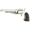 Picture of North American Arms The Earl - Single Action - Revolver - 22LR/22 WMR - 4" Barrel - Matte Finish - Stainless Steel - Silver - Wood Grips - Fixed Sights - 5 Rounds NAA-1860-4C