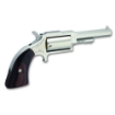 Picture of North American Arms The Sheriff - Single Action - Revolver - 22 WMR - 3" Barrel - Matte Finish - Stainless Steel - Silver - Wood Grips - Fixed Sights - 5 Rounds NAA-1860-3