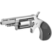Picture of North American Arms The Wasp - Single Action - Revolver - 22LR/22 WMR - 1.125" Barrel - Stainless Steel - Silver - Rubber Grips - Fixed Sights - 5 Rounds NAA-22MSC-TW