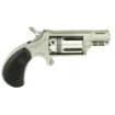 Picture of North American Arms The Wasp - Single Action - Revolver - 22LR/22 WMR - 1.625" Barrel - Matte Finish - Stainless Steel - Silver - Rubber Grips - Fixed Sights - 5 Rounds NAA-22MC-TW