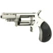 Picture of North American Arms WASP Snub - Single Action - Revolver - 22 WMR - 1.125" Barrel - Matte Finish - Stainless Steel - Silver - Rubber Grips - Fixed Sights - 5 Rounds NAA-22MS-TW