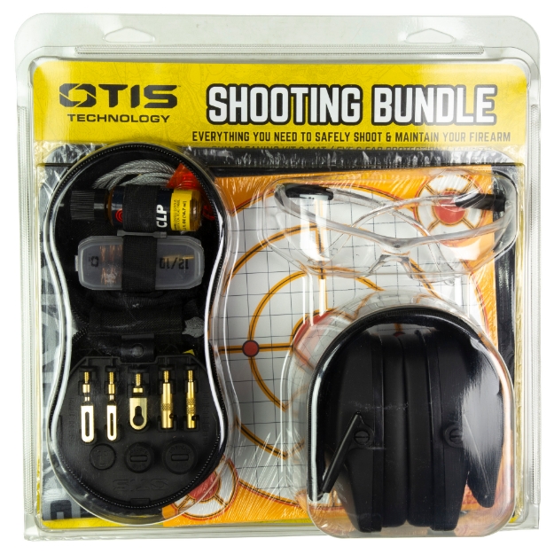 Picture of Otis Technology Bundle Kit - Includes Cleaning Kit - Ear Protection - Eye Protection and 10 Pack of Targets - Black FG-NSB-1