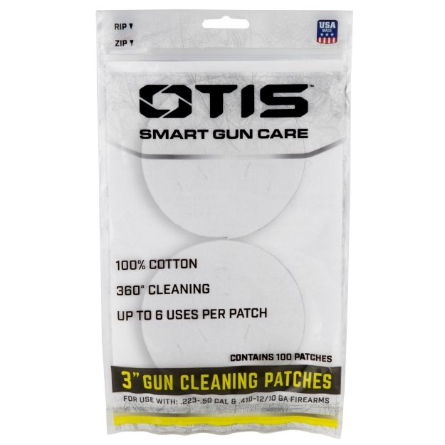 Picture of Otis Technology Patch - For Universal Gun Cleaning - 100 Per Pack FG-919-100