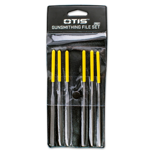 Picture of Otis Technology Pro Plus Gunsmithing File Set - 6 Piece - Yellow Grip FG-934