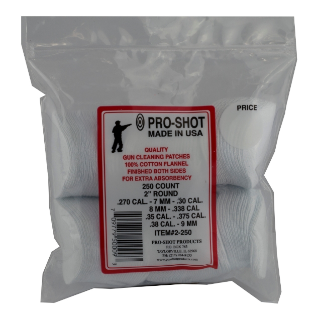 Picture of Pro-Shot Products Patches - Patch - .270-.38Cal - 250/Pack - Bag 2-250