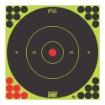 Picture of Pro-Shot Products Splatter Shot - 12" Bullseye - Adhesive Target - 5 Pack - Black/Green 12B-GREEN-5PK