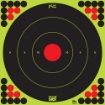 Picture of Pro-Shot Products Splatter Shot - 17.5" Bullseye - Adhesive Target - 5 Pack - Black/Green LONG RANGE-17.25-5PK