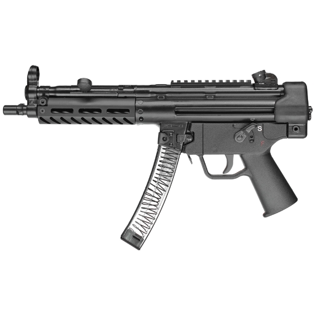 Picture of PTR Industries 9C - Pistol - Semi-automatic - 9MM - 8.86" Barrel - 3 Lug/Threaded Barrel - Steel - Black - Polymer Pistol Grip - Welded Scope Mount - 30 Rounds - 2 Magazines - Aluminum M-LOK Handguard - BLEM (Damaged Case) PTR600