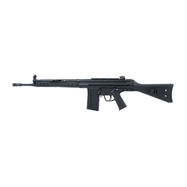 Picture of PTR Industries PTR-91 A3S - Semi-automatic Rifle - 308 Win - 18" Tapered Barrel - Black Finish - Fixed Stock - 1 Magazine - 20Rd - Slim Handguard - Welded Scope Mount - 5/8X24 Flash Hider - Paddle Mag Release PTR109