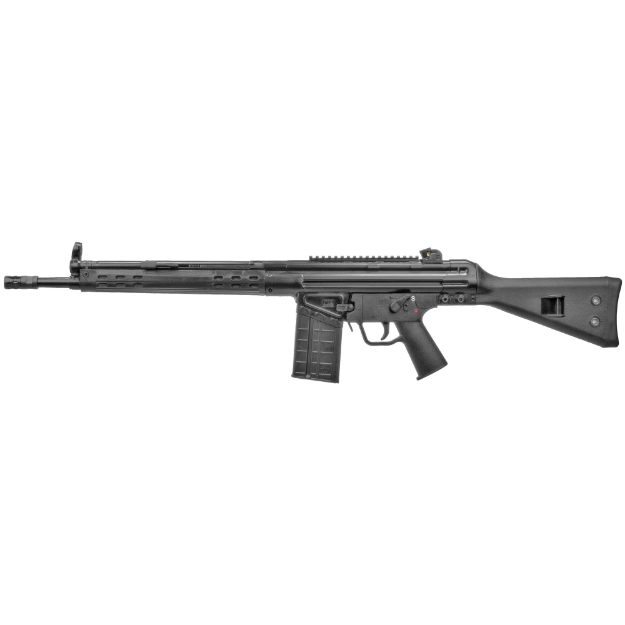 Picture of PTR Industries PTR-91 A3SK - Semi-automatic Rifle - 308 Win - 16" Tapered Barrel - Black - Fixed Stock - 1 Magazine - 20Rd - Slim Handguard - Welded Scope Mount - 5/8X24 Flash Hider - Paddle Mag Release PTR 114